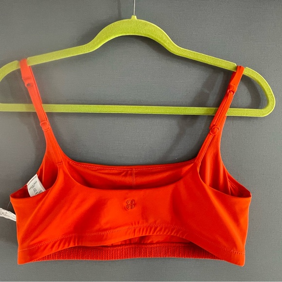 Sweaty Betty London Orange Polyblend Light Support Bralette Size L (US 10) New - Picture 2 of 5